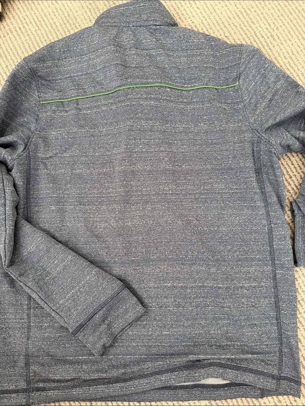 Youth Johnnie O Heather Blue Quarter-Zip Pullover
